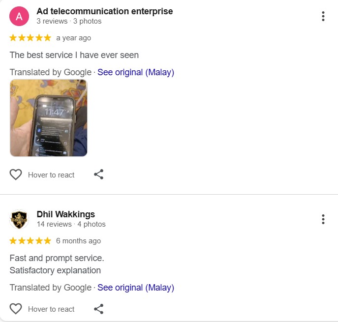 Customer Review